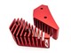 Culasse MCAFH - Arctic Frost Head rouge, fraisé cnc 4 parties, Malossi Big DEPS 4
