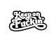 Autocollant sticker "Keep on Fucking" 60x80mm