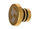 Tankdeckel Puch Maxi eckig Alu Gold, mit Puch Logo