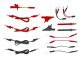 Messkabel- und Prüfspitzen-Zubehör-Sortiment für Multimeter 15-teilig