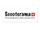 Bannière "Scooterama "200 x 85 cm, blanc