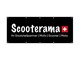 Bannière "Scooterama" 200 x 85 cm, noire