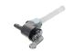 Robinet d'essence Karcoma M12x1mm 90° vers l'arrière (alu moulé), universel vélomoteurs