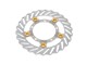 Bremsscheibe Ø 230mm «schwimmend» Akoa / Swiing CNC Radnabe