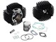 Kit cylindre AKOA Tuning 70cc 45mm "black edition", avec culasse, CH12 extérieur 100% original, vélomoteurs Puch