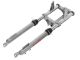 Fourche télescopique EBR avec support pour frein à disque, argent