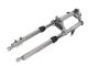 Fourche télescopique EBR avec support pour frein à disque, argent
