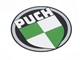 Autocollant Puch rond Ø 55 mm «Logo»