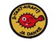 Écusson / Patch 2 Takt Kraft Ja Danke (force 2 temps - Oui, merci !) Ø 60 mm