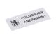 Autocollant "Polizeilich Anerkannt" Appenzell Ausserrhoden