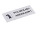 Aufkleber "Polizeilich Anerkannt" Basel Stadt