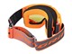 Masque cross lunette ProGrip 3201 FL Atzaki orange - ecran miroir bleu