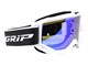 Crossbrille ProGrip 3300 FL Atzaki weiss - blau verspiegelt