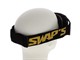 Masque lunette SWAPS cross noir / or, taille : univerelle