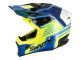 Casque cross SWAPS S818 Blur bleu / jaune, taille : S