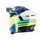 Casque cross SWAPS S818 Blur bleu / jaune, taille : XL