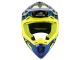 Casque cross SWAPS S818 Blur bleu / jaune, taille : XL