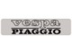 Aufkleber Piaggio Vespa Tank grau / schwarz «115 x 27mm»
