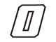 Startnummer Sticker / Aufkleber 10cm weiss - Nr. 0