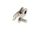 Maillon de chaîne coudé 1/2" x 1/8" pour chaîne de pédalier Wippermann 108 nickelée
