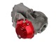 Carter d'embrayage alu rouge CNC, pour démarrage par tirette, vélomoteurs Puch E50