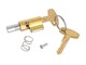 Serrure/cadenas pour fourche originale (avec 2 clés), vélomoteur PUCH Maxi, MS, VS, DS, MC