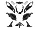 Kit carrosserie 11pcs "noir brillant", scooter Yamaha N-Max 125cc (2015 à 2020)
