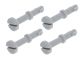 Seitenschutzschrauben Set Honda Camino grau