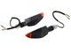 Blinkerset carbon look eckig 12V LED