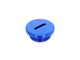 Bouchon/vis pour couvercle de transmission, «alu bleu» M14 x 1mm, vélomoteur SACHS 503/504
