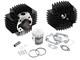 Kit cylindre AKOA Tuning 65cc 43.5mm"black edition", avec culasse, CH12 extérieur 100% original, vélomoteurs Puch