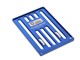 Support de plaque d'immatriculation interchangeable CNC bleu, universel velo électrique/vélomoteur