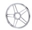 Felge Hinterrad / Vorderrad 17" Guss Puch chrom