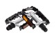 Pedal-Set Alu «schwarz / chrom» universal Mofa