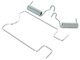 Clapet de porte-bagages avec ressorts gauche+ droit «ORIGINAL», vélomoteurs Pony & Cilo Cross 521