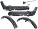 Kit carrosserie AKOA look carbon brillant, vélomoteurs Piaggio Ciao (MONO à poulie)