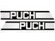 Autocollant pour réservoir Puch X30 NL «blanc»