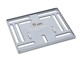 Support de plaque CNC interchangeable gris, pour moto 100 % Swiss Made «changement rapide»
