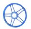 Felge Hinterrad / Vorderrad 17" Guss Puch chrom/blau