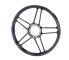 Felge Hinterrad / Vorderrad 17" Guss Puch chrom/schwarz
