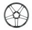 Felge Hinterrad / Vorderrad 17" Guss Puch chrom/schwarz