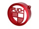 Couvercle d'allumage CNC alu rouge (version ajourée), vélomoteurs Puch E50 / ZA50 / X30