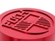 Couvercle d'allumage CNC alu rouge (version fermée), vélomoteurs Puch E50 / ZA50 / X30