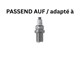 NGK RACING Zündkerzenstecker / Entstörstecker Typ TRS1225 (für kurze Zündkerzen)