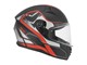 Casque intégral moto ADX AI400 EVO, noir/rouge taille : M