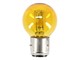 Ampoule BA21D, jaune, 6 V, 25/25 W