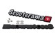 Emblem SCOOTERAMA schwarz «184 mm x 44 mm» Piaggio (2 Stk.)