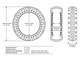 Pneu trottinette électrique 9x2 ou 9,5x2, pneu plein XIAOMI, diamètre intérieur : 145 mm