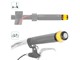 Clignotants LED pour extrémités de guidon, USB-C, noirs, 17,3-22 mm «paire»