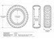 E-Scooter Reifen 10x2.50 oder 60/70-6.5 Ø innen:150mm Vollgummi Pneu